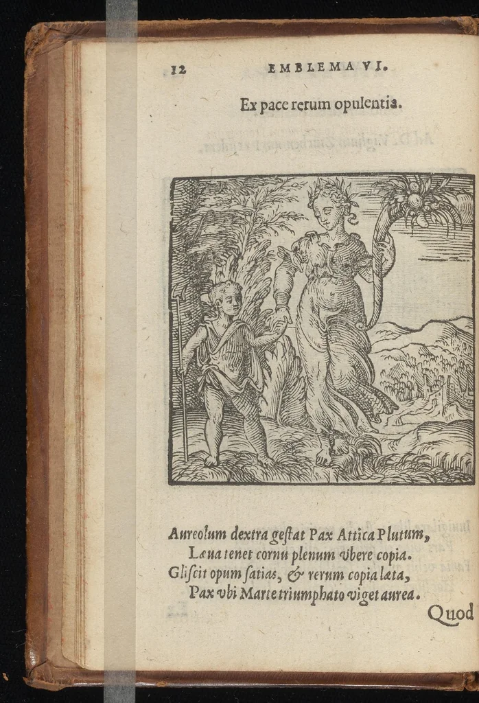An illustration from Hadriani Iunii medici Emblemata : eiusdem ænigmatum libellus, 1569, leaf 15
