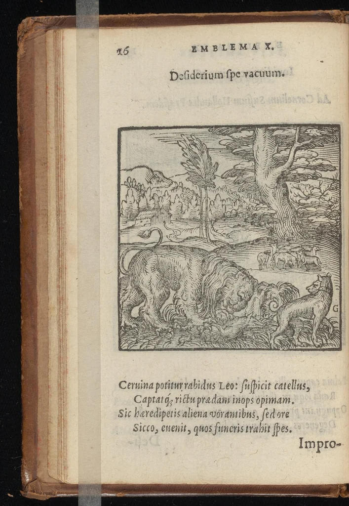 An illustration from Hadriani Iunii medici Emblemata : eiusdem ænigmatum libellus, 1569, leaf 19