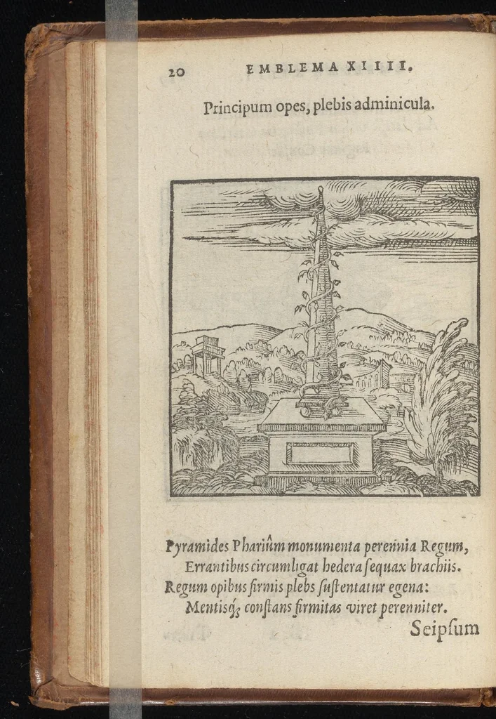 An illustration from Hadriani Iunii medici Emblemata : eiusdem ænigmatum libellus, 1569, leaf 23