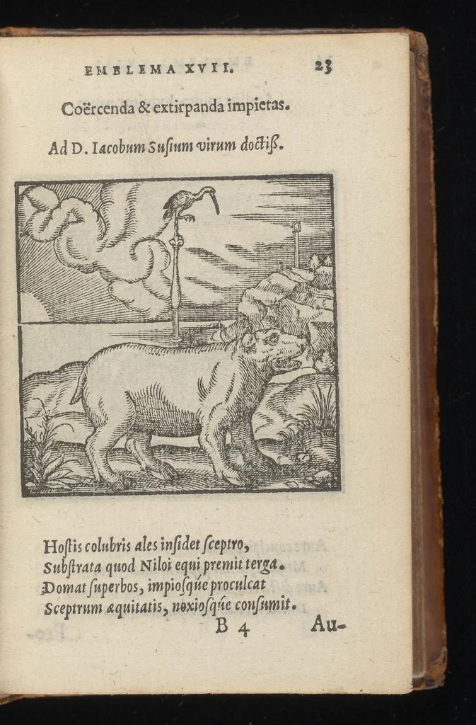 An illustration from Hadriani Iunii medici Emblemata : eiusdem ænigmatum libellus, 1569, leaf 26