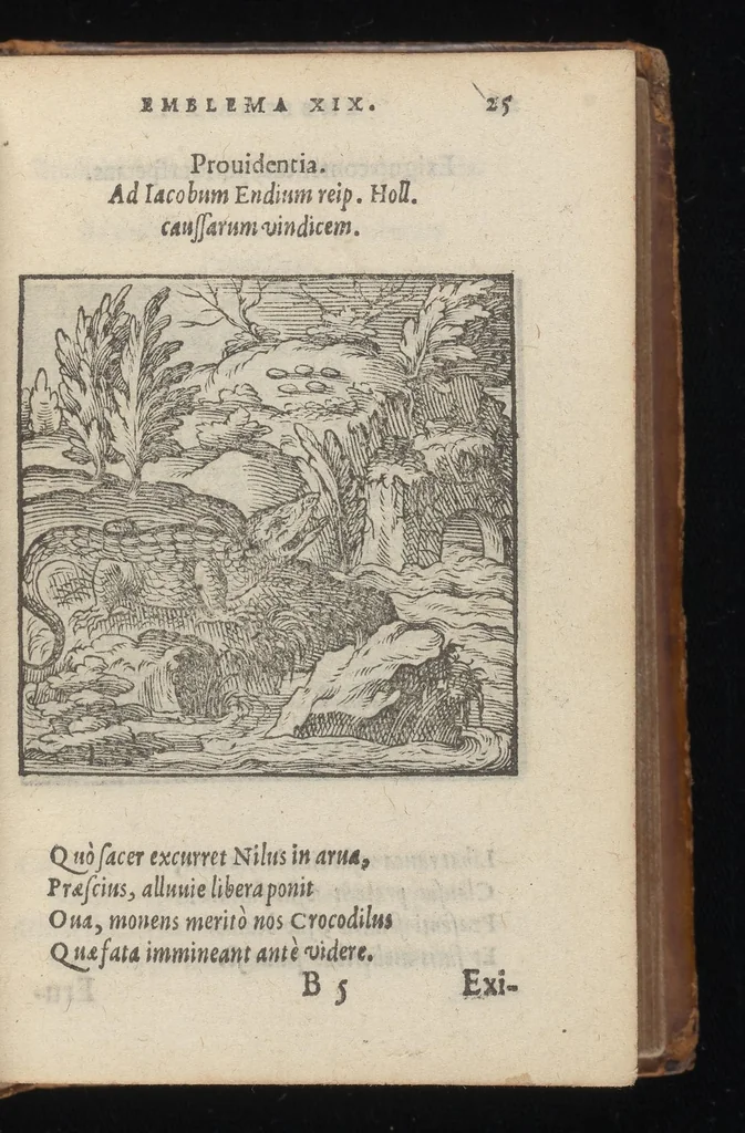 An illustration from Hadriani Iunii medici Emblemata : eiusdem ænigmatum libellus, 1569, leaf 28