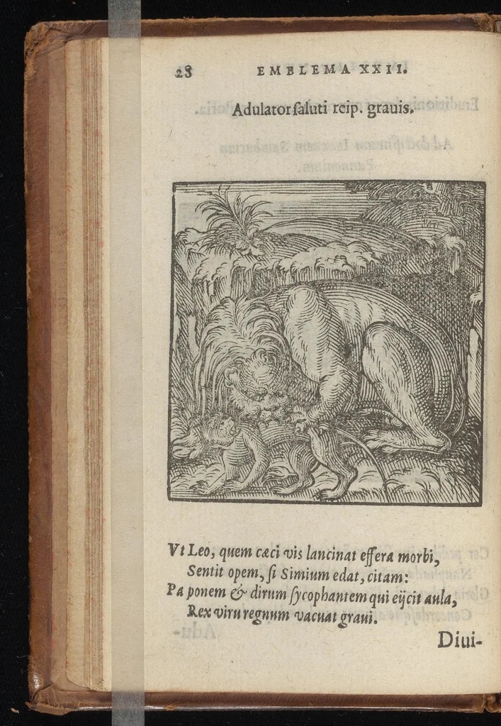An illustration from Hadriani Iunii medici Emblemata : eiusdem ænigmatum libellus, 1569, leaf 31