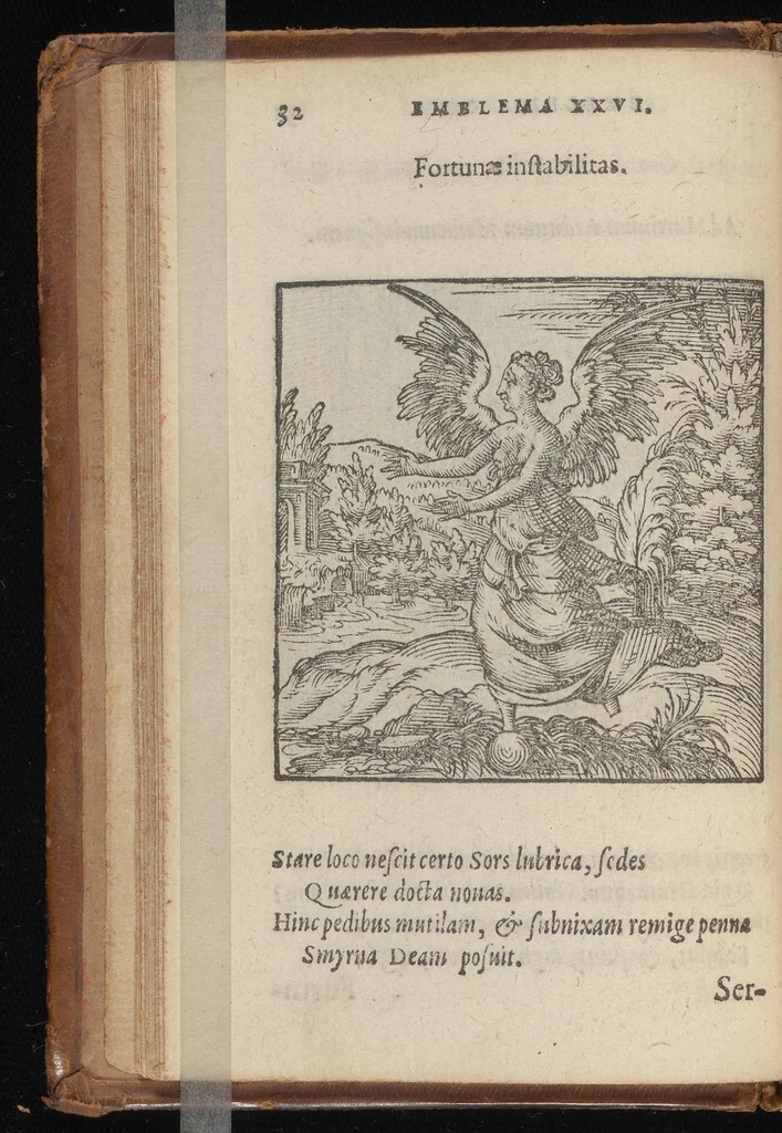 An illustration from Hadriani Iunii medici Emblemata : eiusdem ænigmatum libellus, 1569, leaf 35