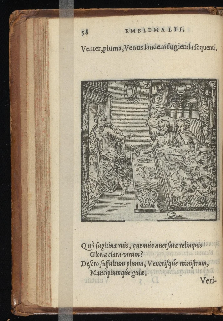 An illustration from Hadriani Iunii medici Emblemata : eiusdem ænigmatum libellus, 1569, leaf 61