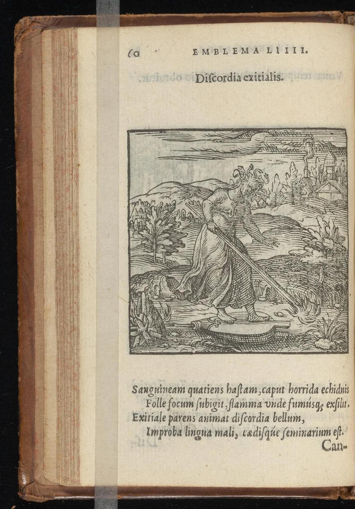 An illustration from Hadriani Iunii medici Emblemata : eiusdem ænigmatum libellus, 1569, leaf 63
