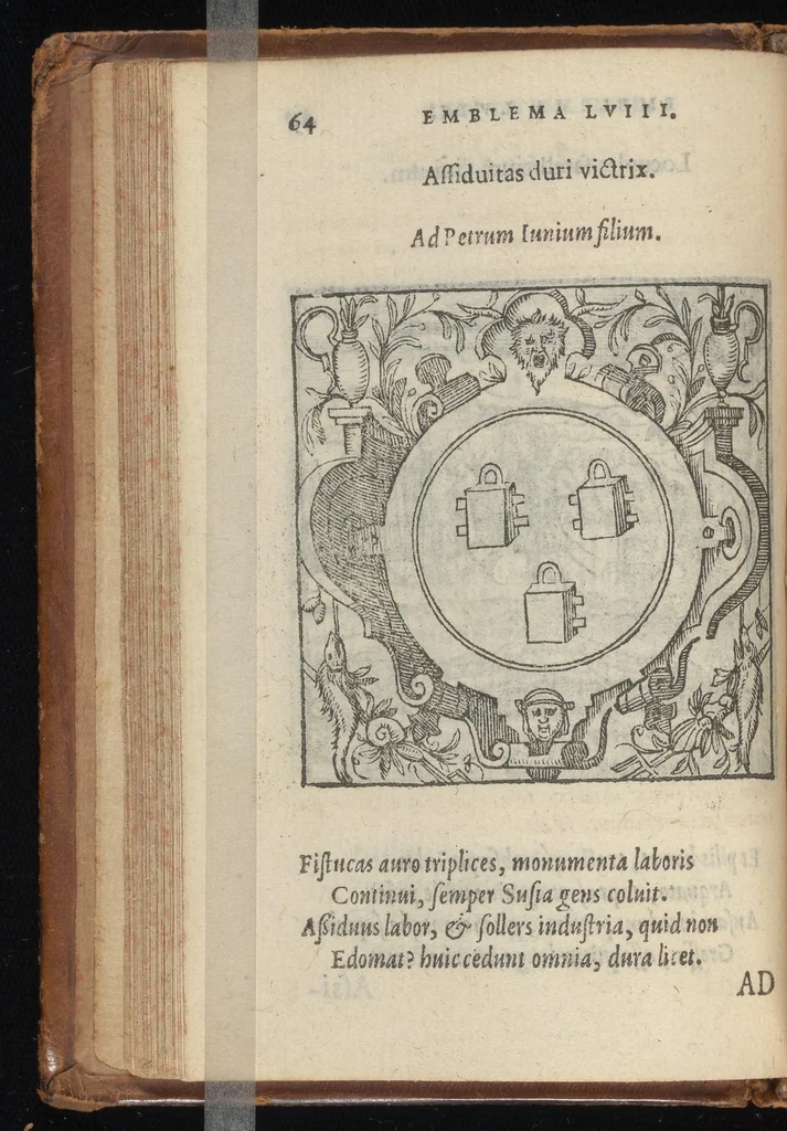 An illustration from Hadriani Iunii medici Emblemata : eiusdem ænigmatum libellus, 1569, leaf 67