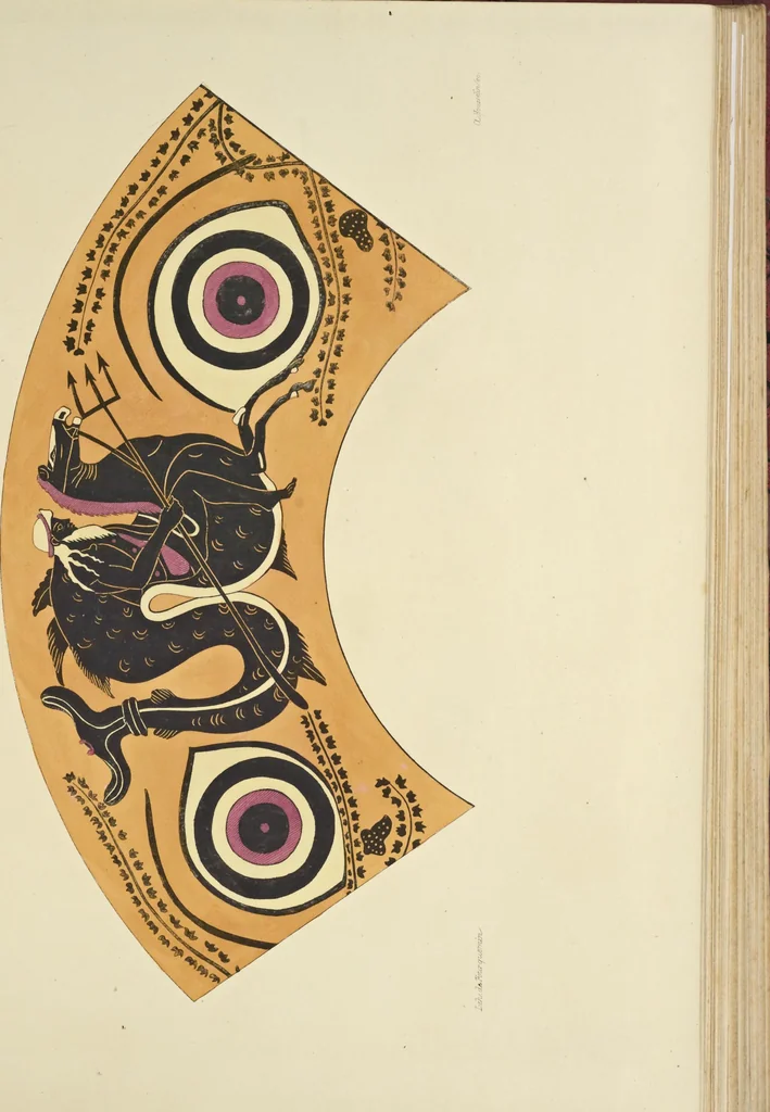 An illustration from Élite des monuments céramographiques; matériaux pour l'histoire des religions et des moeurs de l'antiquité;, 1844, leaf 322
