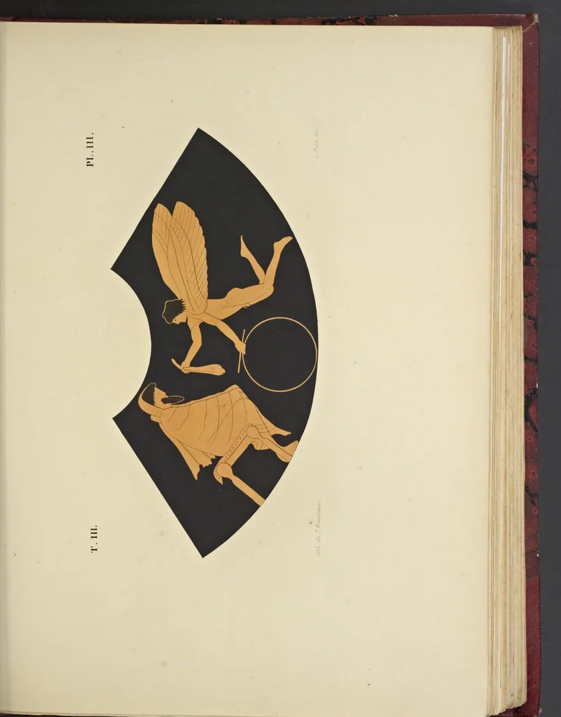 An illustration from Élite des monuments céramographiques; matériaux pour l'histoire des religions et des moeurs de l'antiquité;, 1844, leaf 326