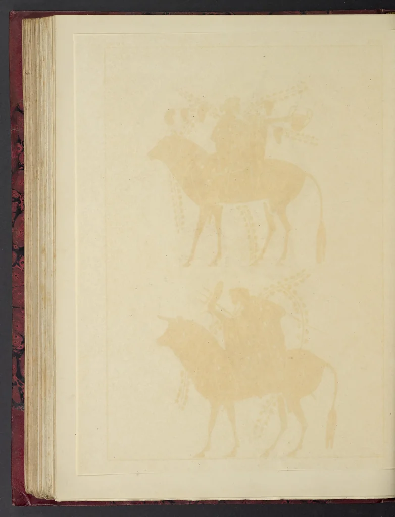 An illustration from Élite des monuments céramographiques; matériaux pour l'histoire des religions et des moeurs de l'antiquité;, 1844, leaf 327
