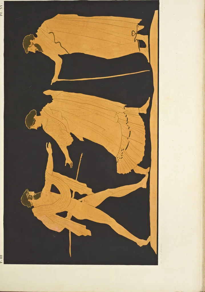 An illustration from Élite des monuments céramographiques; matériaux pour l'histoire des religions et des moeurs de l'antiquité;, 1844, leaf 362