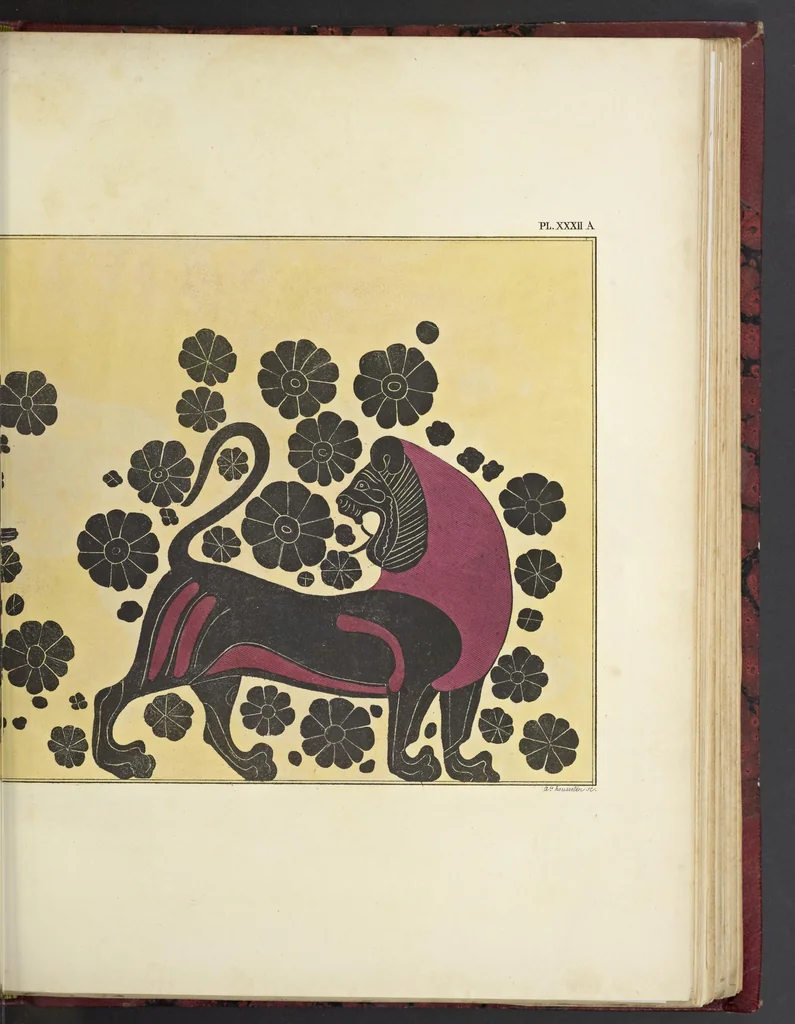 An illustration from Élite des monuments céramographiques; matériaux pour l'histoire des religions et des moeurs de l'antiquité;, 1844, leaf 394