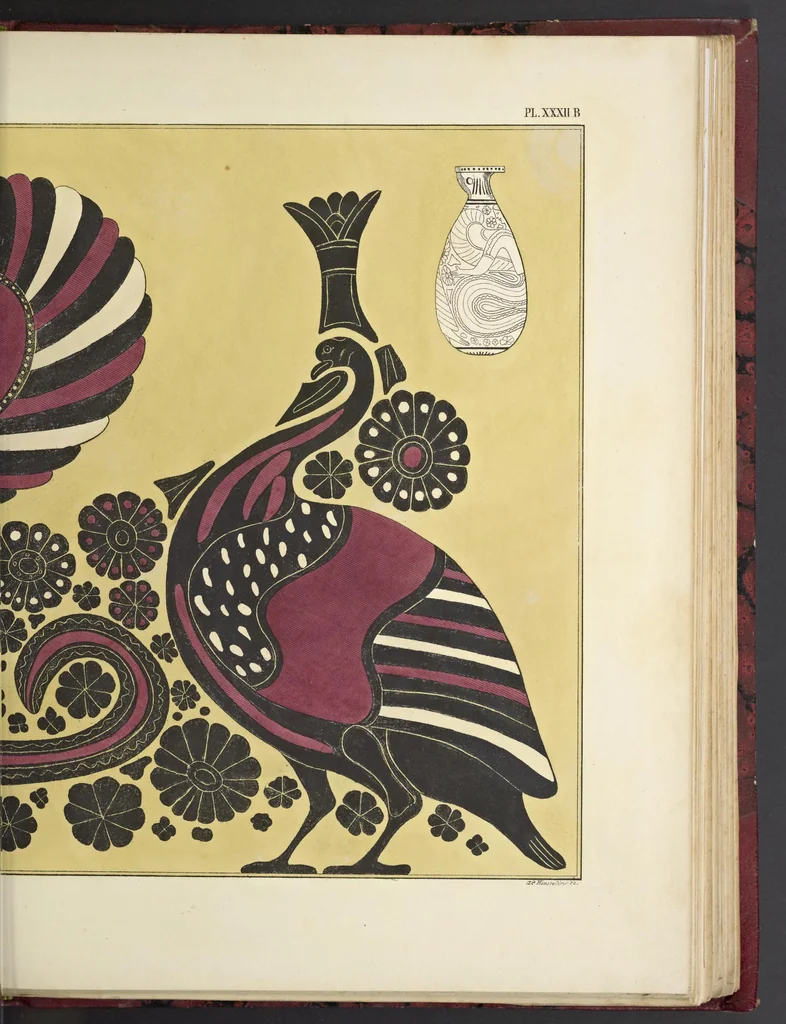 An illustration from Élite des monuments céramographiques; matériaux pour l'histoire des religions et des moeurs de l'antiquité;, 1844, leaf 398