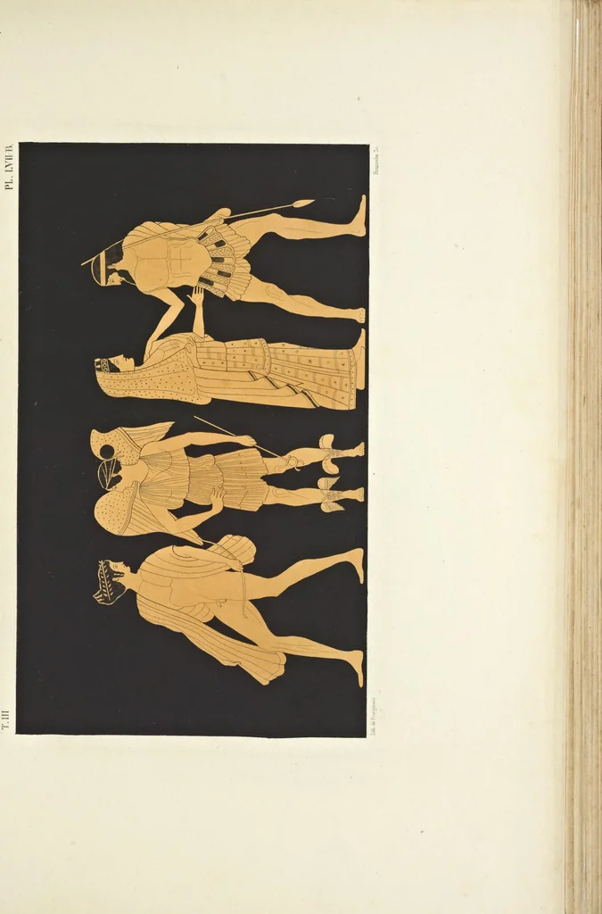 An illustration from Élite des monuments céramographiques; matériaux pour l'histoire des religions et des moeurs de l'antiquité;, 1844, leaf 466