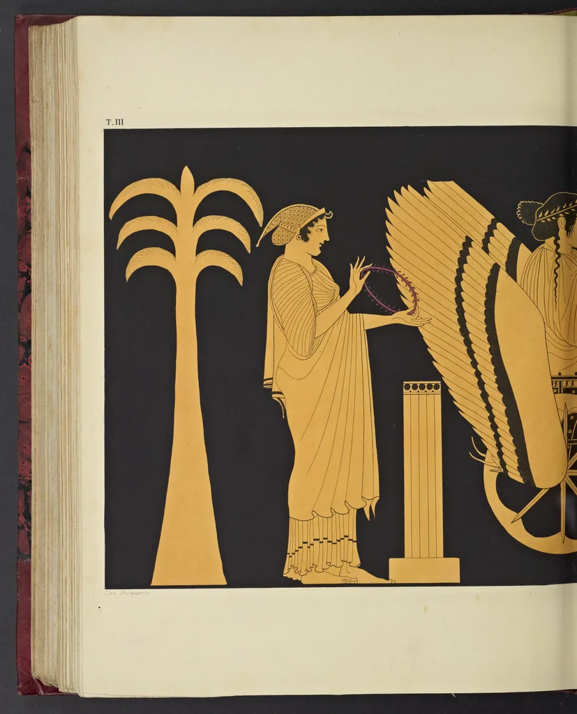 An illustration from Élite des monuments céramographiques; matériaux pour l'histoire des religions et des moeurs de l'antiquité;, 1844, leaf 473