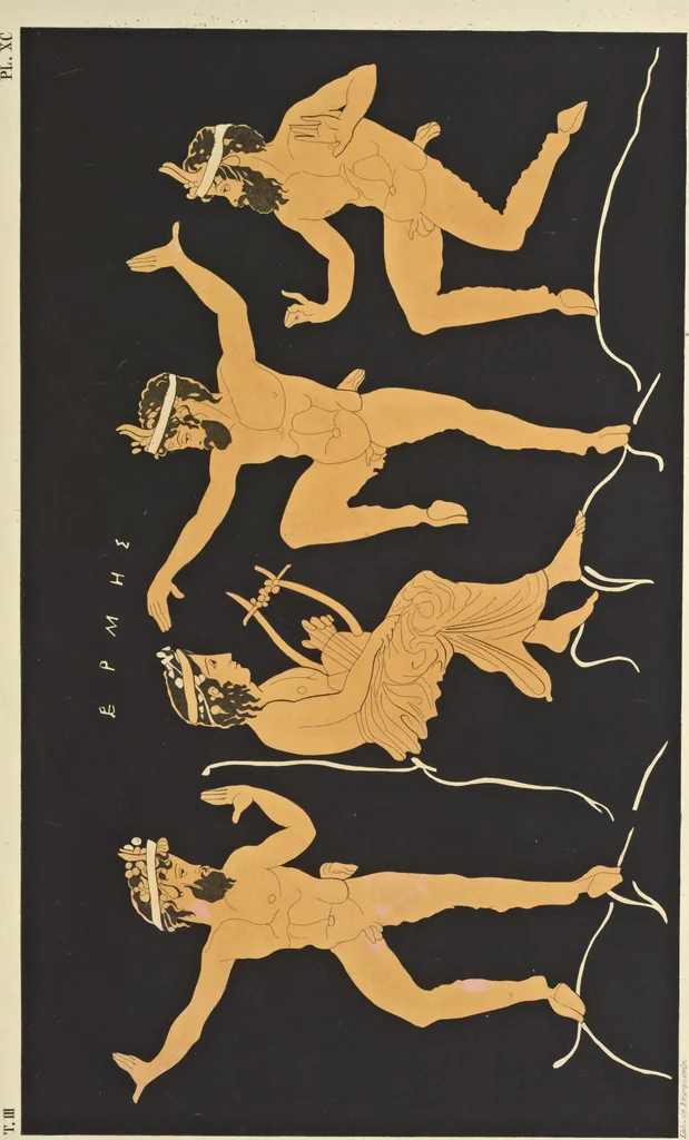 An illustration from Élite des monuments céramographiques; matériaux pour l'histoire des religions et des moeurs de l'antiquité;, 1844, leaf 552