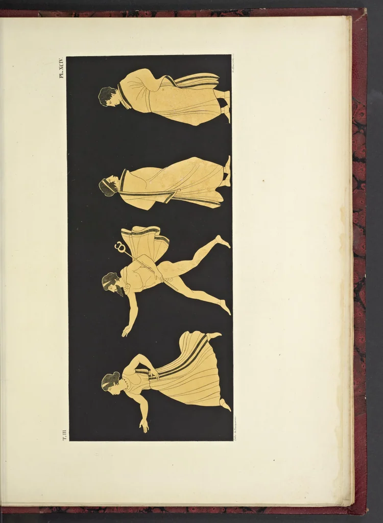 An illustration from Élite des monuments céramographiques; matériaux pour l'histoire des religions et des moeurs de l'antiquité;, 1844, leaf 560