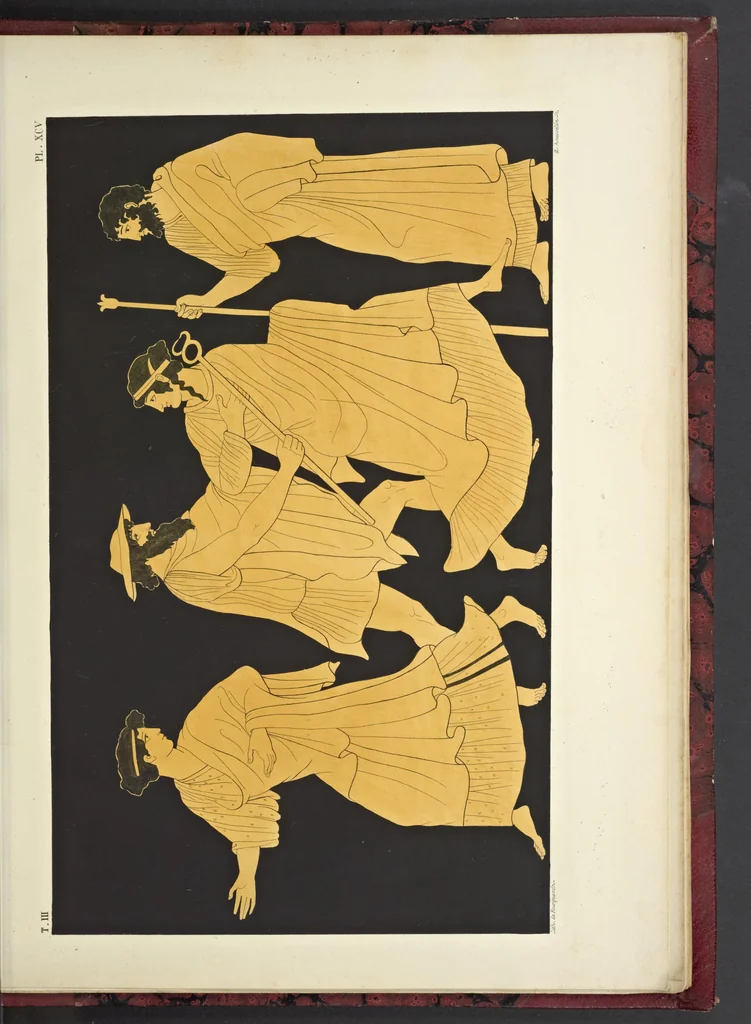 An illustration from Élite des monuments céramographiques; matériaux pour l'histoire des religions et des moeurs de l'antiquité;, 1844, leaf 562