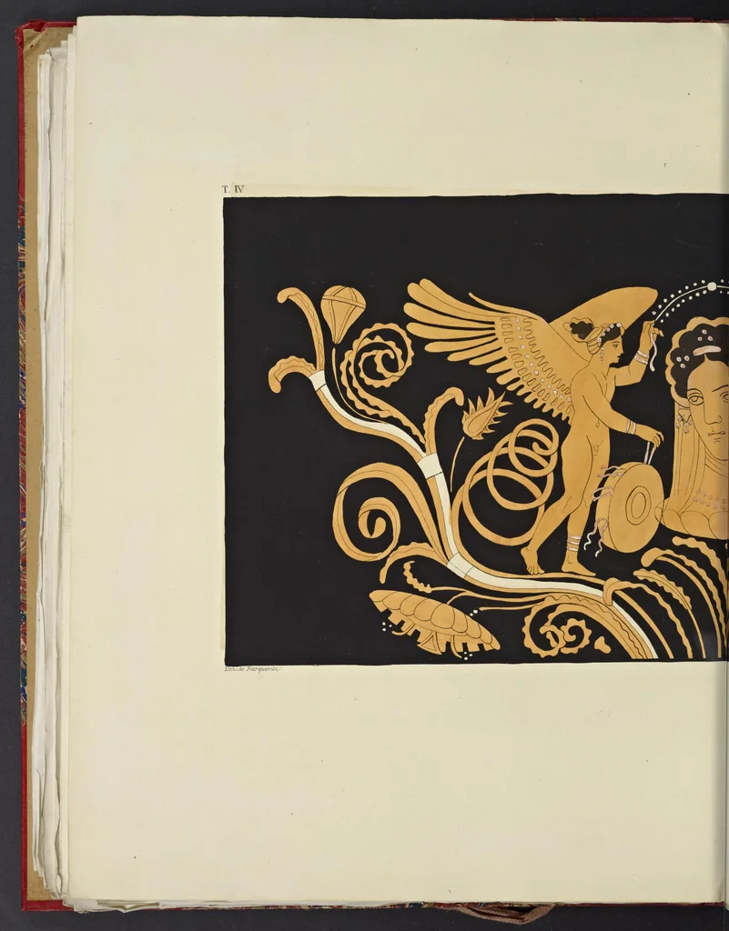 An illustration from Élite des monuments céramographiques; matériaux pour l'histoire des religions et des moeurs de l'antiquité;, 1844, leaf 307