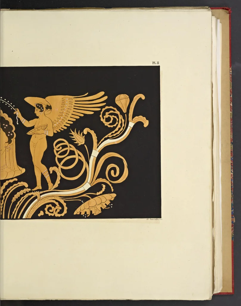 An illustration from Élite des monuments céramographiques; matériaux pour l'histoire des religions et des moeurs de l'antiquité;, 1844, leaf 308