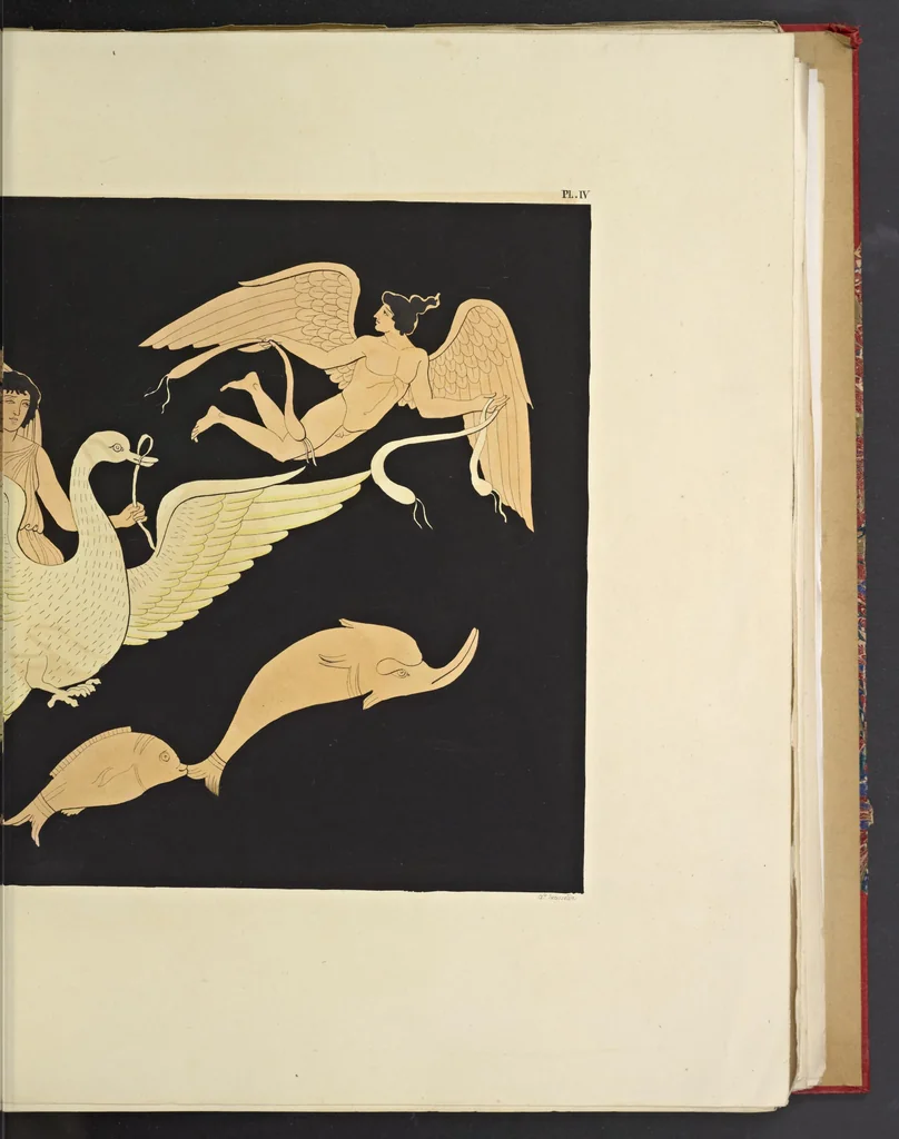 An illustration from Élite des monuments céramographiques; matériaux pour l'histoire des religions et des moeurs de l'antiquité;, 1844, leaf 314
