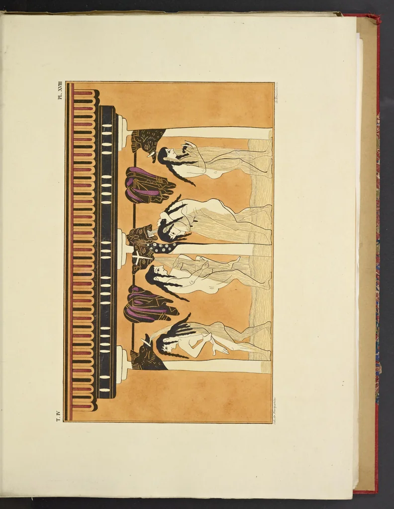 An illustration from Élite des monuments céramographiques; matériaux pour l'histoire des religions et des moeurs de l'antiquité;, 1844, leaf 344