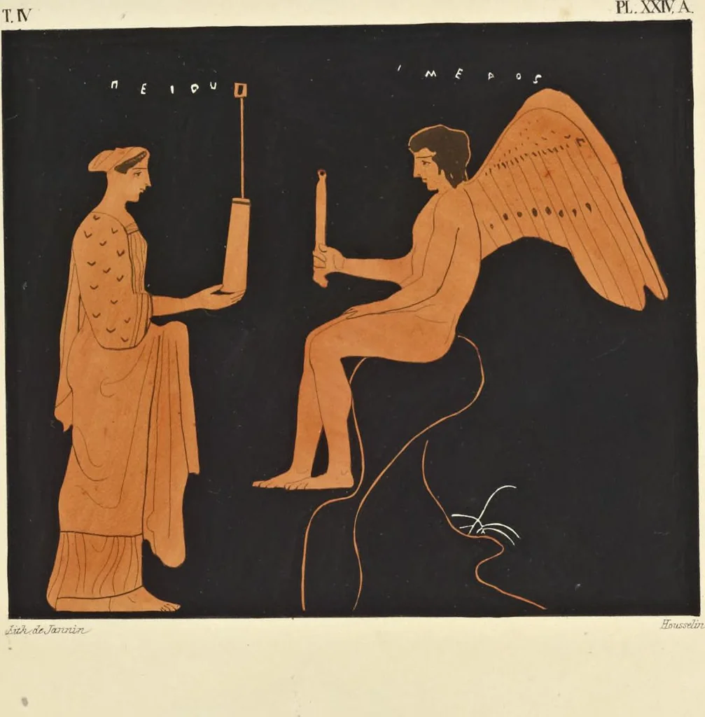 An illustration from Élite des monuments céramographiques; matériaux pour l'histoire des religions et des moeurs de l'antiquité;, 1844, leaf 362