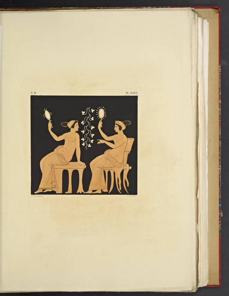 An illustration from Élite des monuments céramographiques; matériaux pour l'histoire des religions et des moeurs de l'antiquité;, 1844, leaf 366