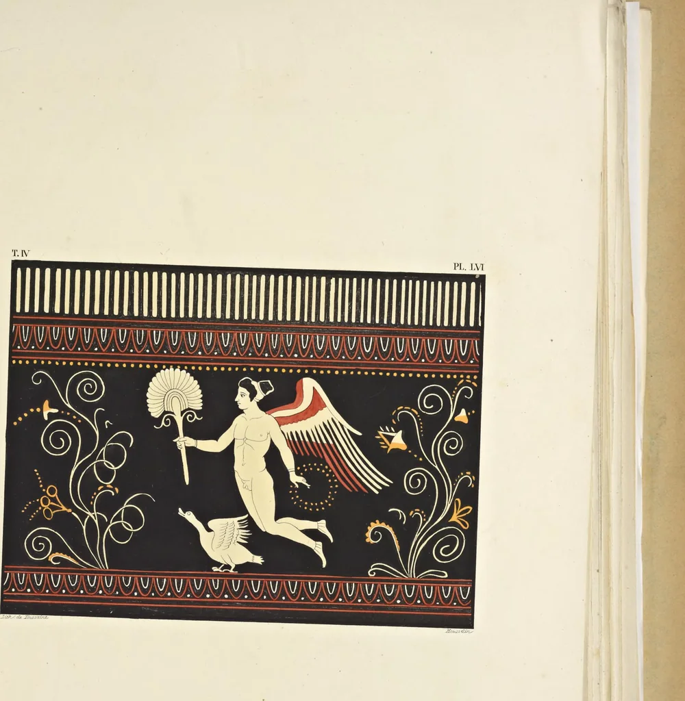 An illustration from Élite des monuments céramographiques; matériaux pour l'histoire des religions et des moeurs de l'antiquité;, 1844, leaf 436