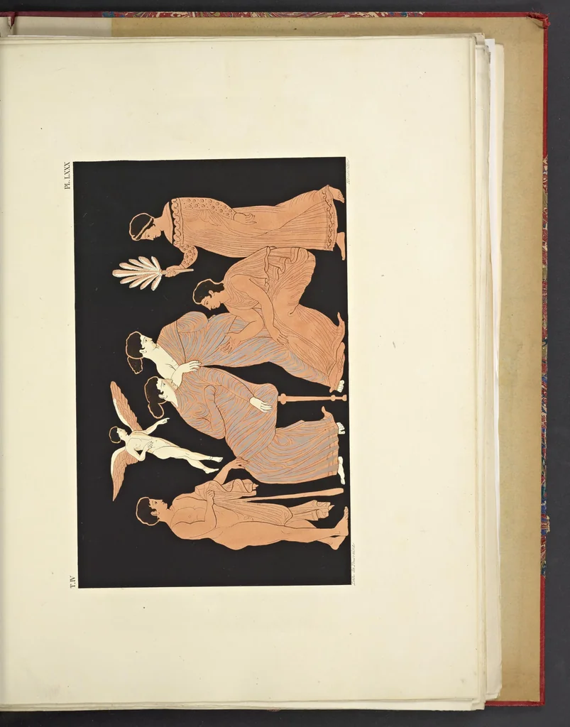 An illustration from Élite des monuments céramographiques; matériaux pour l'histoire des religions et des moeurs de l'antiquité;, 1844, leaf 486