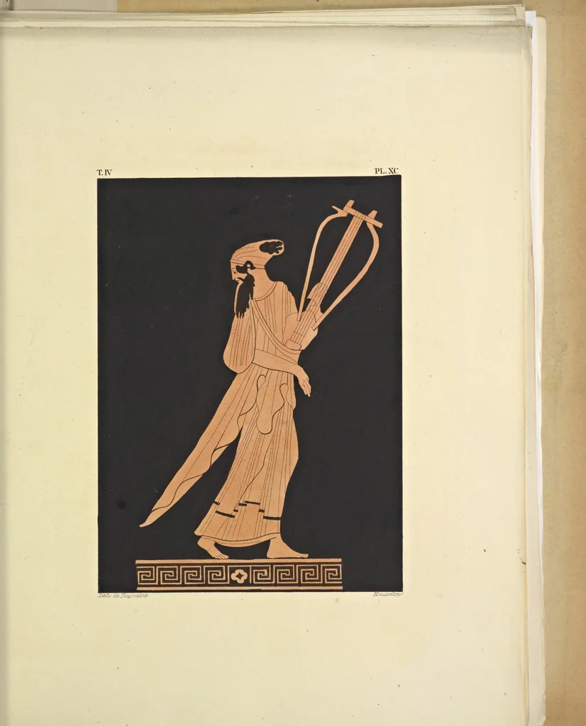 An illustration from Élite des monuments céramographiques; matériaux pour l'histoire des religions et des moeurs de l'antiquité;, 1844, leaf 506