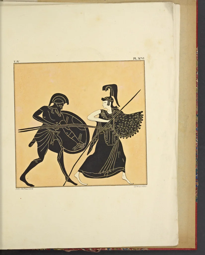 An illustration from Élite des monuments céramographiques; matériaux pour l'histoire des religions et des moeurs de l'antiquité;, 1844, leaf 522