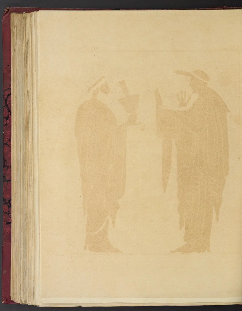 An illustration from Élite des monuments céramographiques; matériaux pour l'histoire des religions et des moeurs de l'antiquité;, 1844, leaf 597