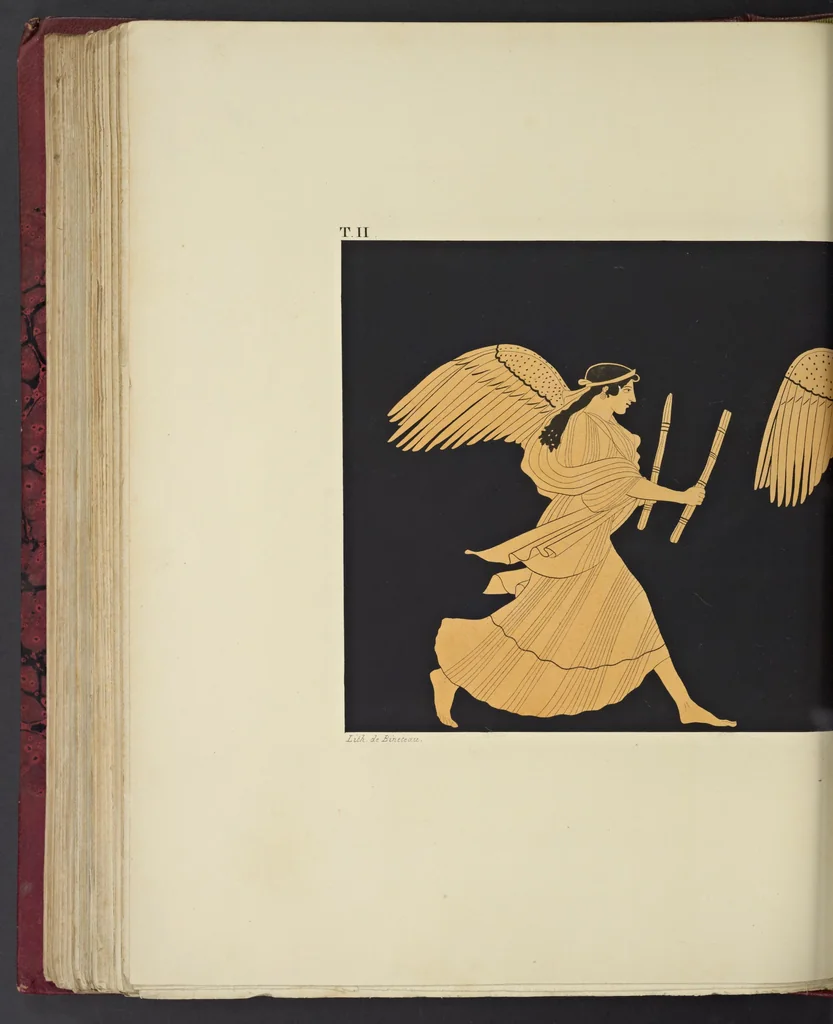 An illustration from Élite des monuments céramographiques; matériaux pour l'histoire des religions et des moeurs de l'antiquité;, 1844, leaf 623