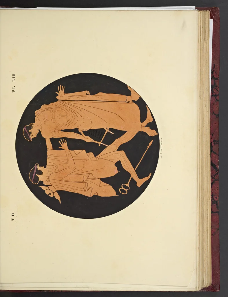 An illustration from Élite des monuments céramographiques; matériaux pour l'histoire des religions et des moeurs de l'antiquité;, 1844, leaf 634