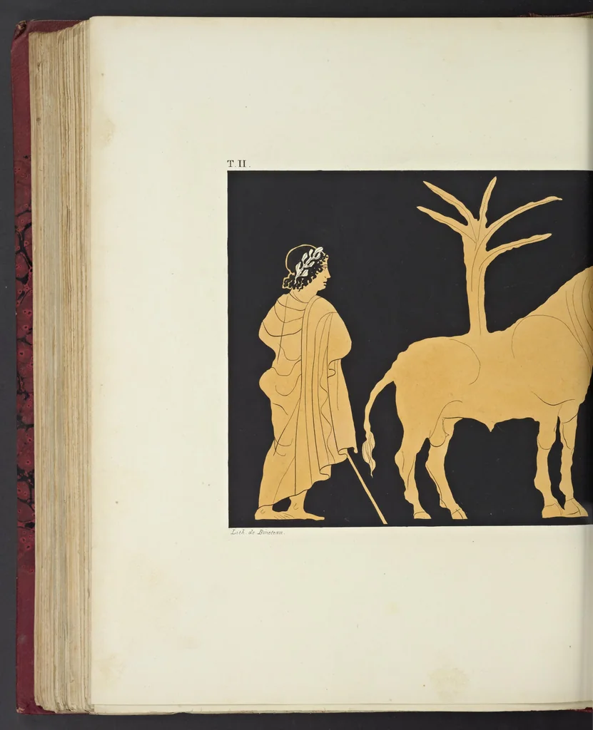 An illustration from Élite des monuments céramographiques; matériaux pour l'histoire des religions et des moeurs de l'antiquité;, 1844, leaf 637