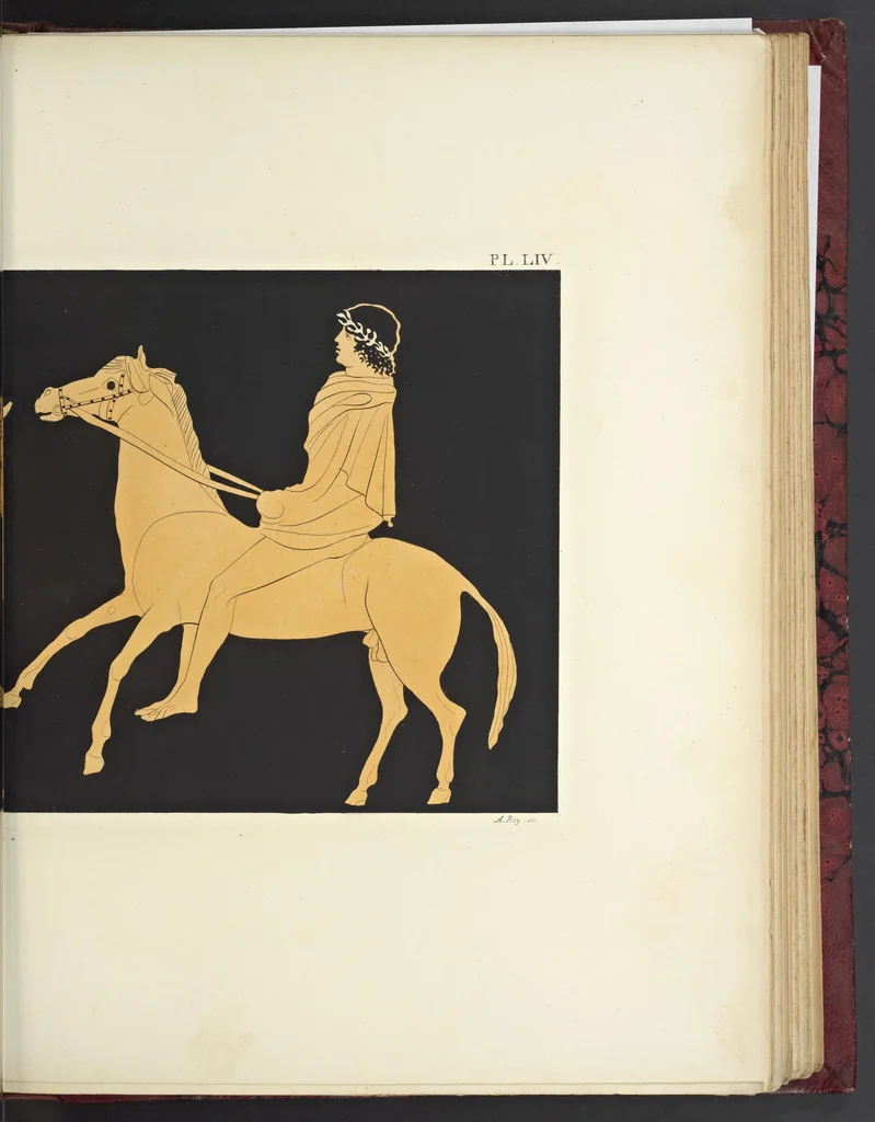 An illustration from Élite des monuments céramographiques; matériaux pour l'histoire des religions et des moeurs de l'antiquité;, 1844, leaf 638