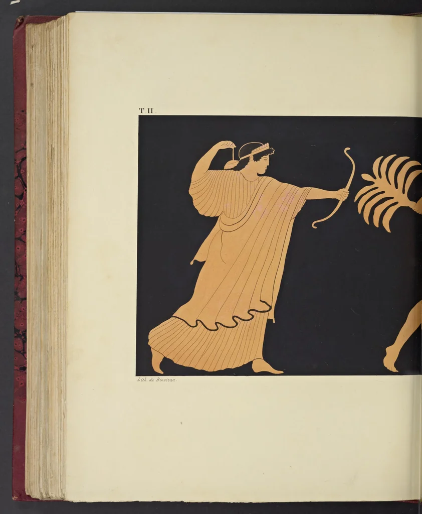 An illustration from Élite des monuments céramographiques; matériaux pour l'histoire des religions et des moeurs de l'antiquité;, 1844, leaf 651