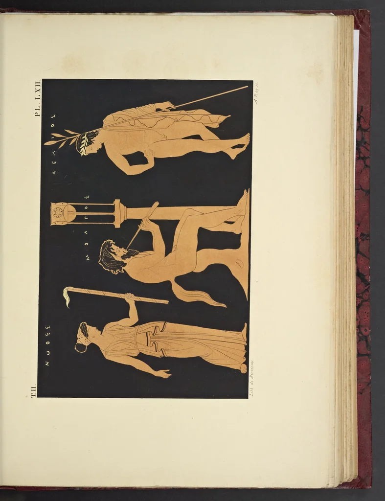An illustration from Élite des monuments céramographiques; matériaux pour l'histoire des religions et des moeurs de l'antiquité;, 1844, leaf 660