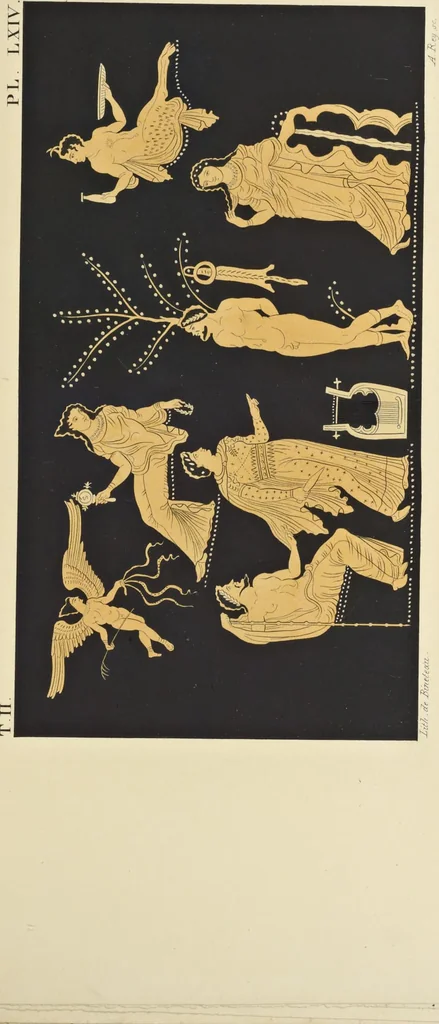An illustration from Élite des monuments céramographiques; matériaux pour l'histoire des religions et des moeurs de l'antiquité;, 1844, leaf 664