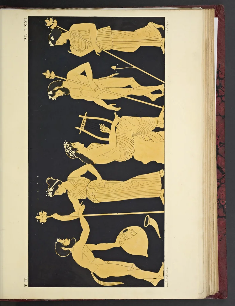 An illustration from Élite des monuments céramographiques; matériaux pour l'histoire des religions et des moeurs de l'antiquité;, 1844, leaf 680