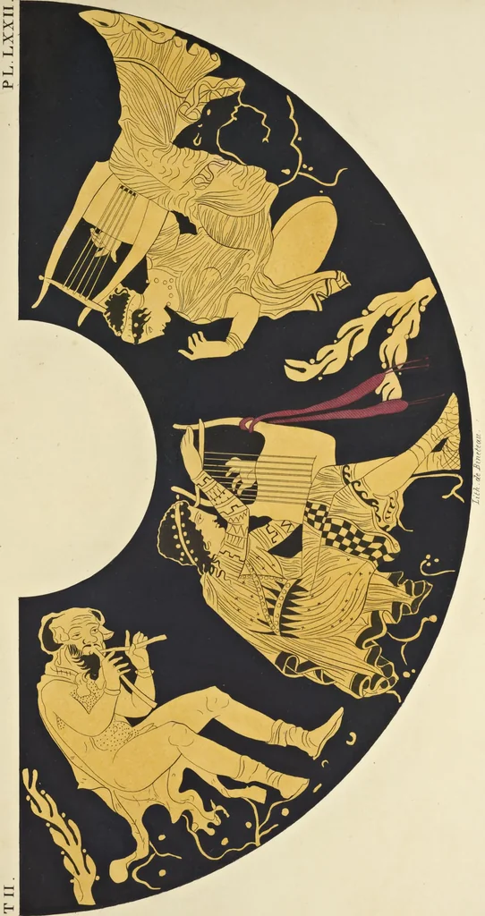 An illustration from Élite des monuments céramographiques; matériaux pour l'histoire des religions et des moeurs de l'antiquité;, 1844, leaf 682