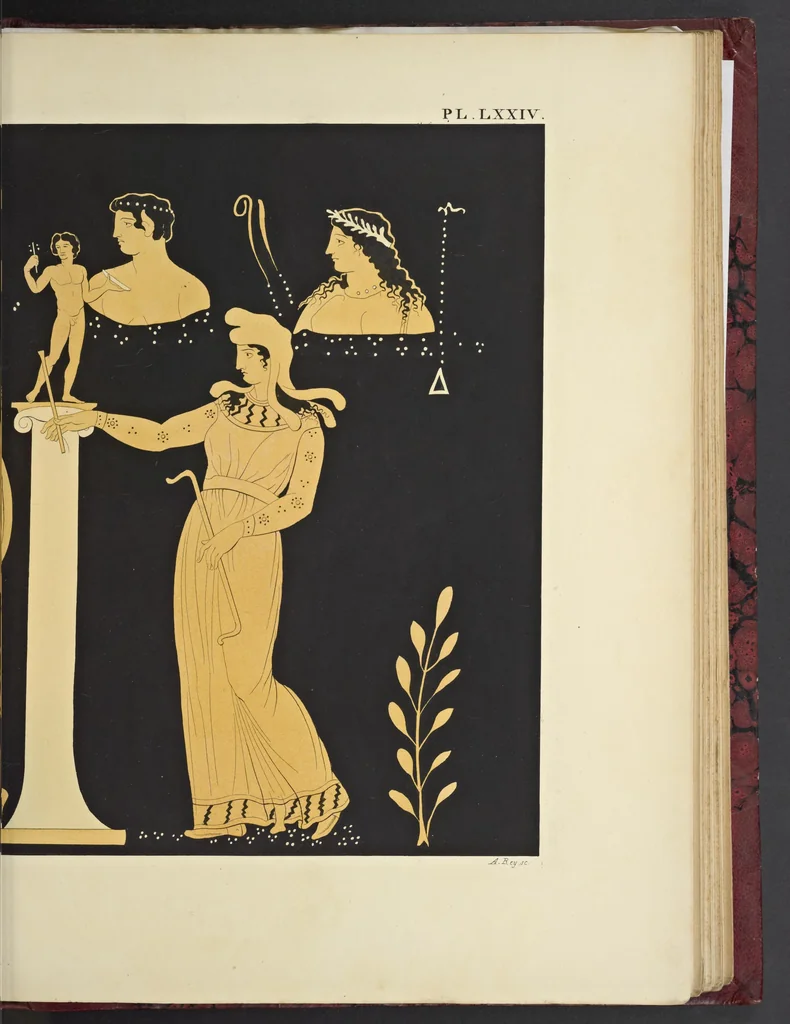 An illustration from Élite des monuments céramographiques; matériaux pour l'histoire des religions et des moeurs de l'antiquité;, 1844, leaf 688