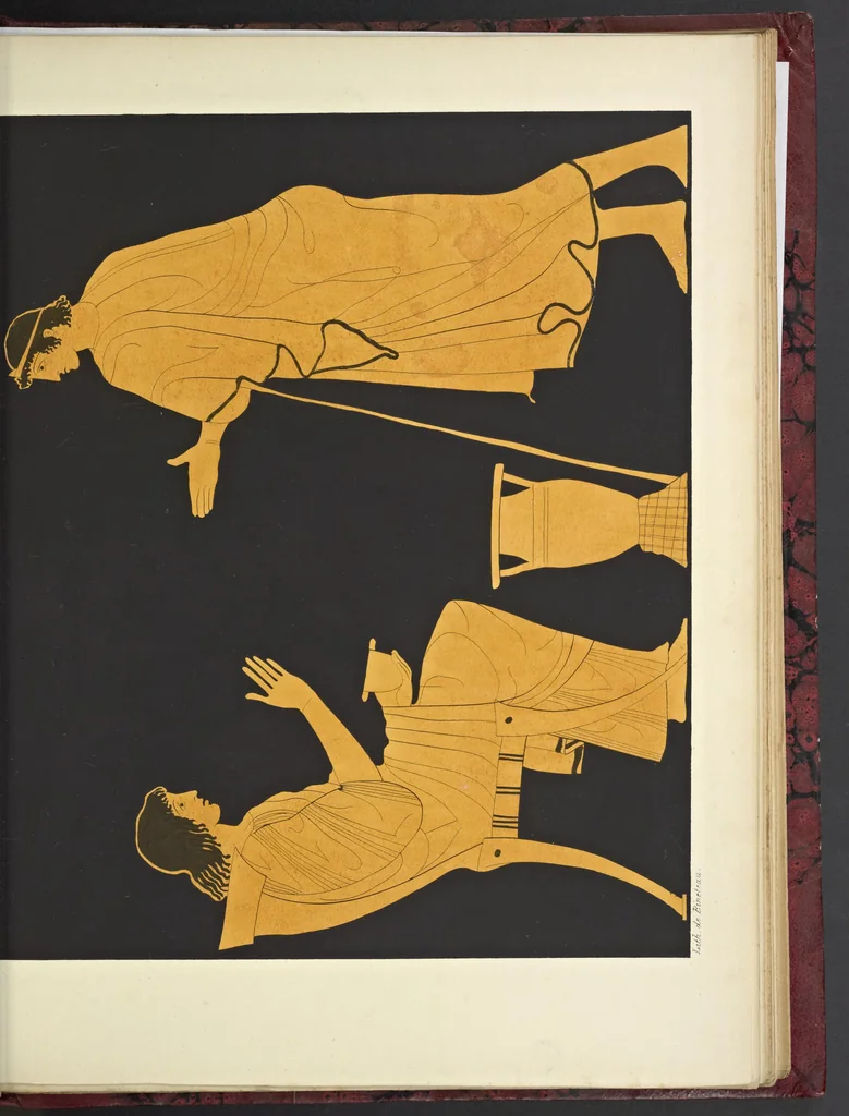 An illustration from Élite des monuments céramographiques; matériaux pour l'histoire des religions et des moeurs de l'antiquité;, 1844, leaf 746