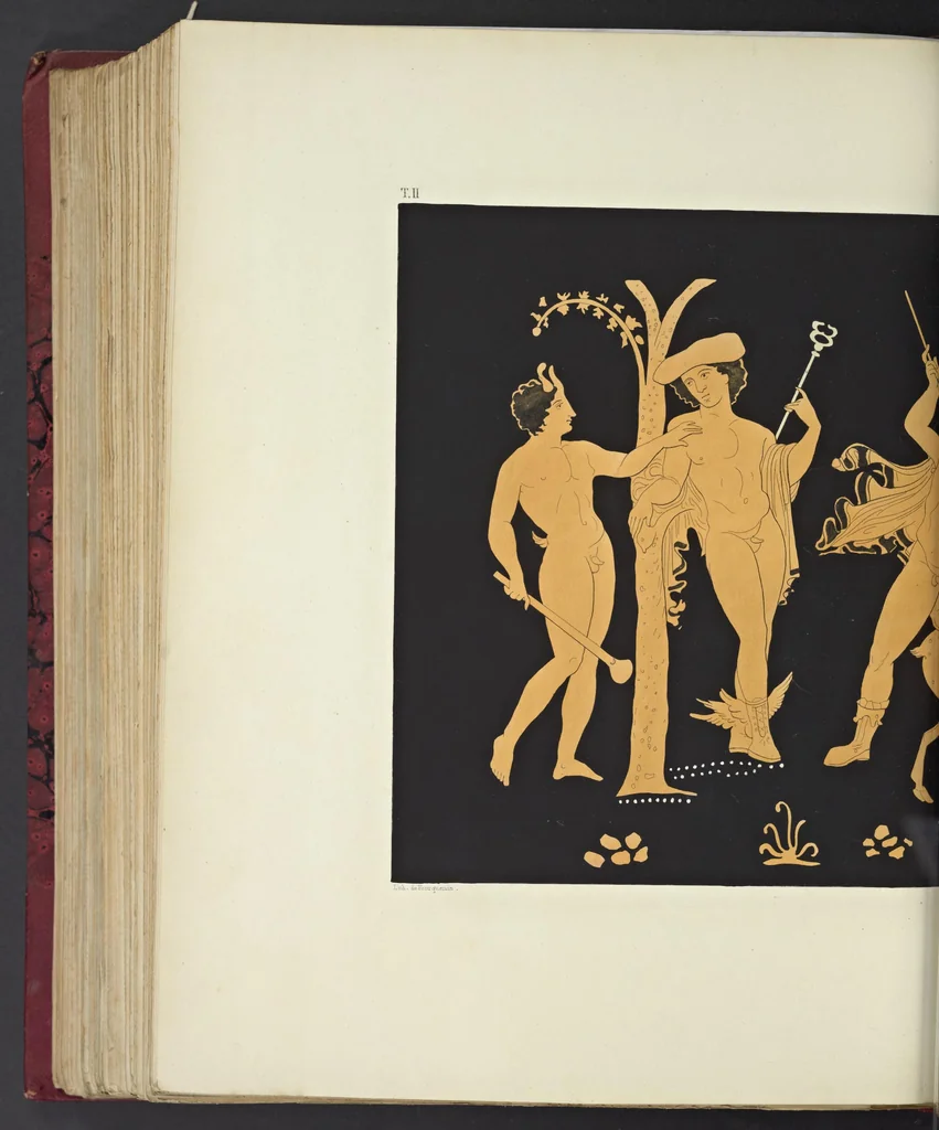 An illustration from Élite des monuments céramographiques; matériaux pour l'histoire des religions et des moeurs de l'antiquité;, 1844, leaf 783