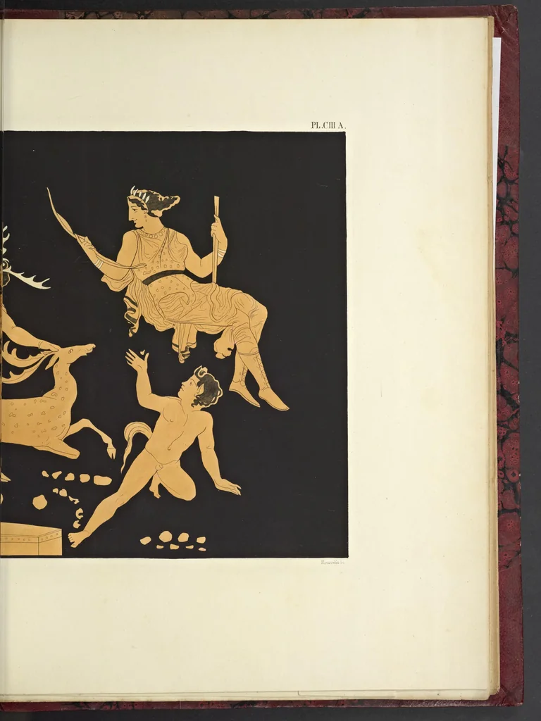 An illustration from Élite des monuments céramographiques; matériaux pour l'histoire des religions et des moeurs de l'antiquité;, 1844, leaf 784