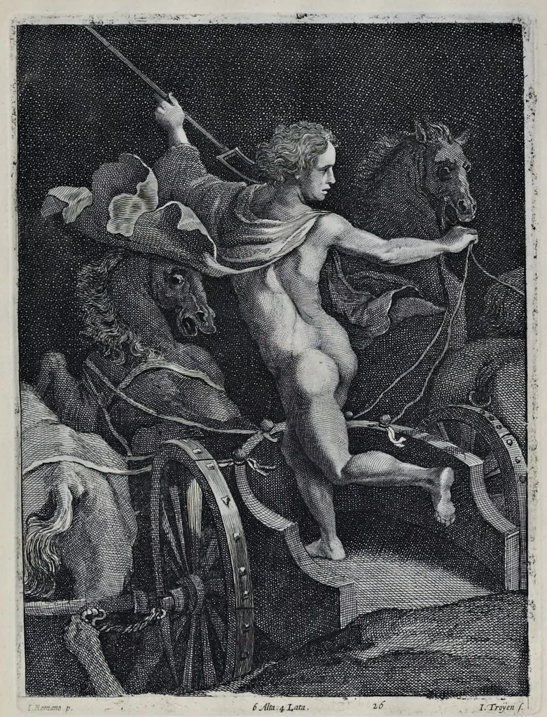 An illustration from Davidis Teniers Antverpiensis, pictoris, et a cubiculis ser.mis principibus Leopoldo Guil. archiduci et Ioanni Austriaco, Theatrum pictorium : in quo exhibentur ipsius manu delineatae, eiusque curâ in aes incisae picturae, archetipae italicae, quas ipse ser.mus archidux in pinacothecam suam Bruxellis collegit, 1673, leaf 60