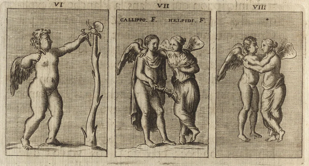 An illustration from Recherches curieuses d'antiquité, contenues en plusieurs dissertations sur des medailles, bas-reliefs, statues, mosaiques, & inscriptions antiques : enrichies d'un grand nombre de figures en taille douce, 1683, leaf 113