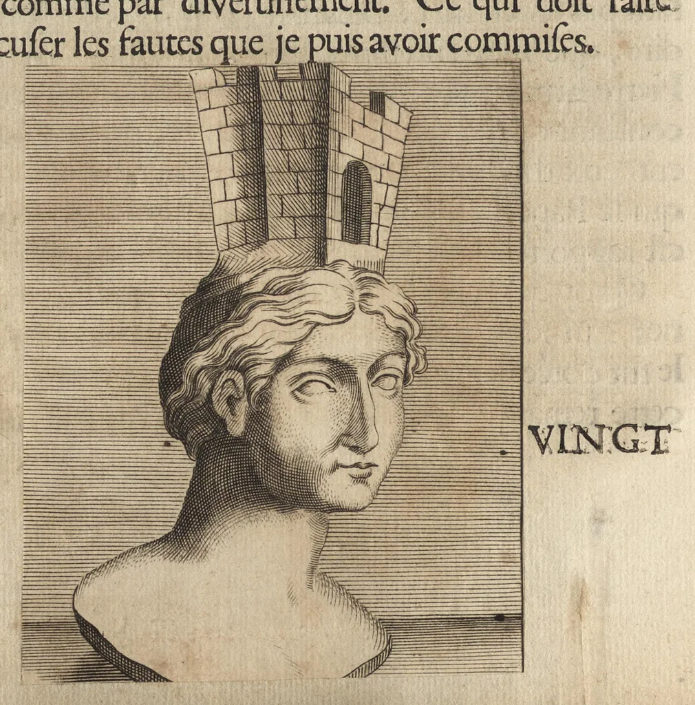 An illustration from Recherches curieuses d'antiquité, contenues en plusieurs dissertations sur des medailles, bas-reliefs, statues, mosaiques, & inscriptions antiques : enrichies d'un grand nombre de figures en taille douce, 1683, leaf 317