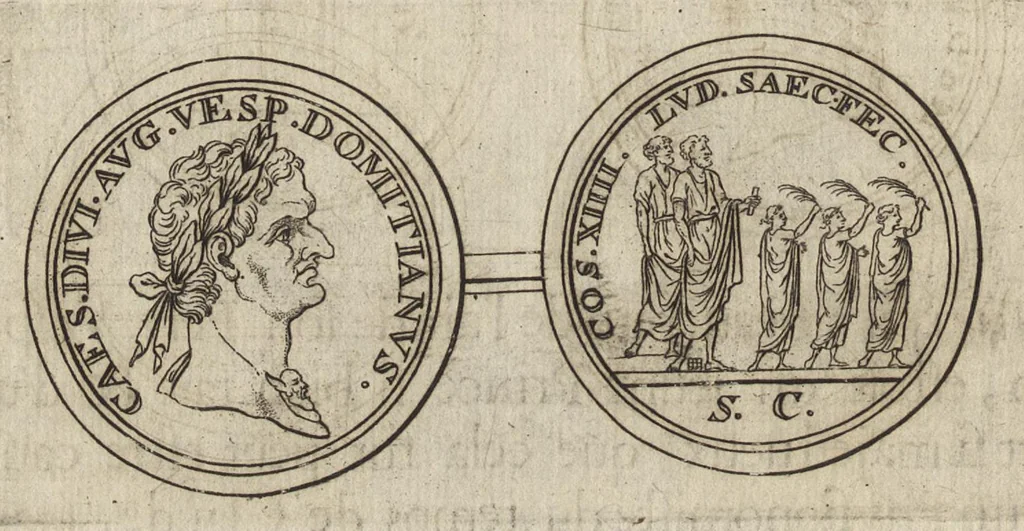 An illustration from Recherches curieuses d'antiquité, contenues en plusieurs dissertations sur des medailles, bas-reliefs, statues, mosaiques, & inscriptions antiques : enrichies d'un grand nombre de figures en taille douce, 1683, leaf 397