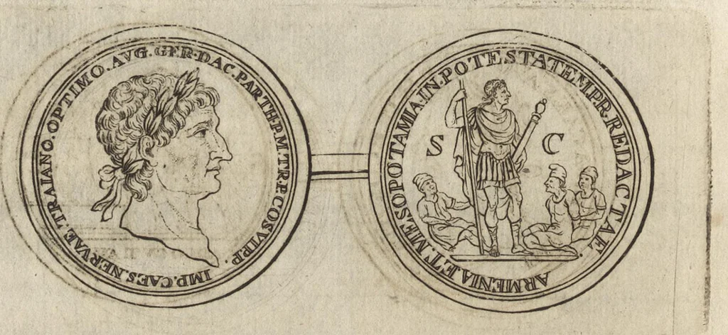 An illustration from Recherches curieuses d'antiquité, contenues en plusieurs dissertations sur des medailles, bas-reliefs, statues, mosaiques, & inscriptions antiques : enrichies d'un grand nombre de figures en taille douce, 1683, leaf 399